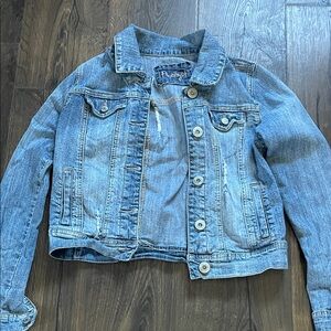 Denim Jacket with Button Front